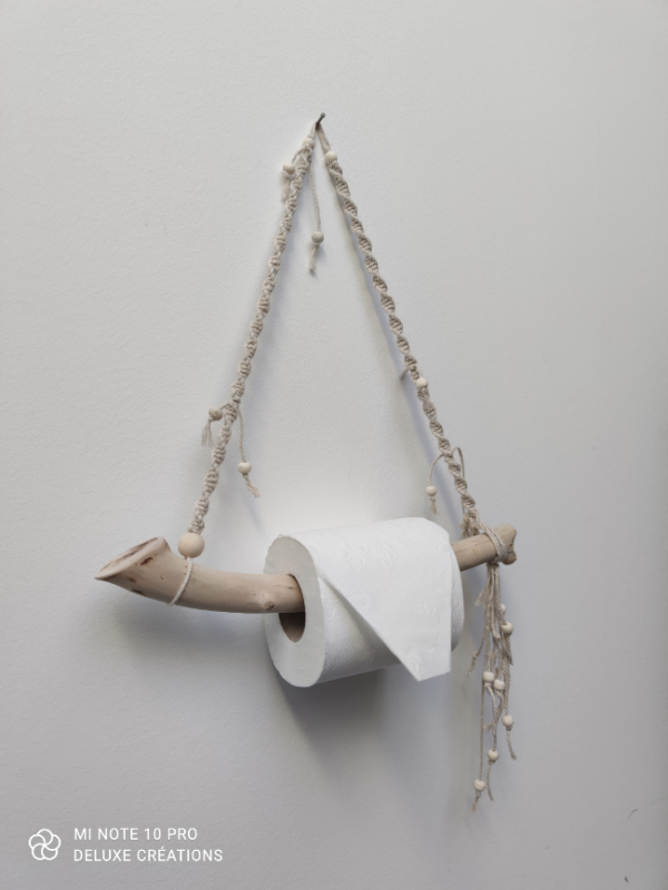Dérouleur rouleau papier toilette XL