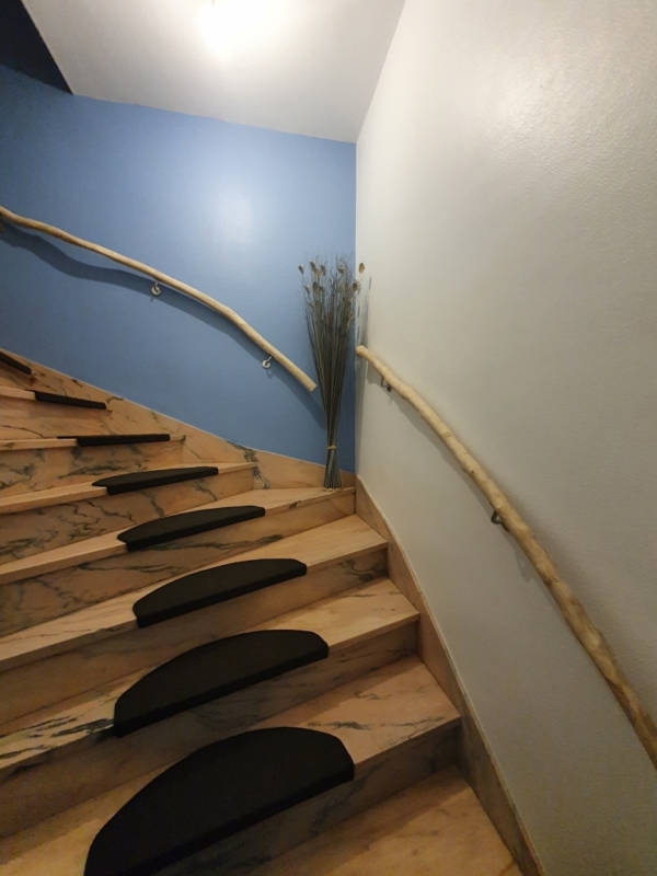 Rampe d'escaliers en bois flotté Deluxe Créations